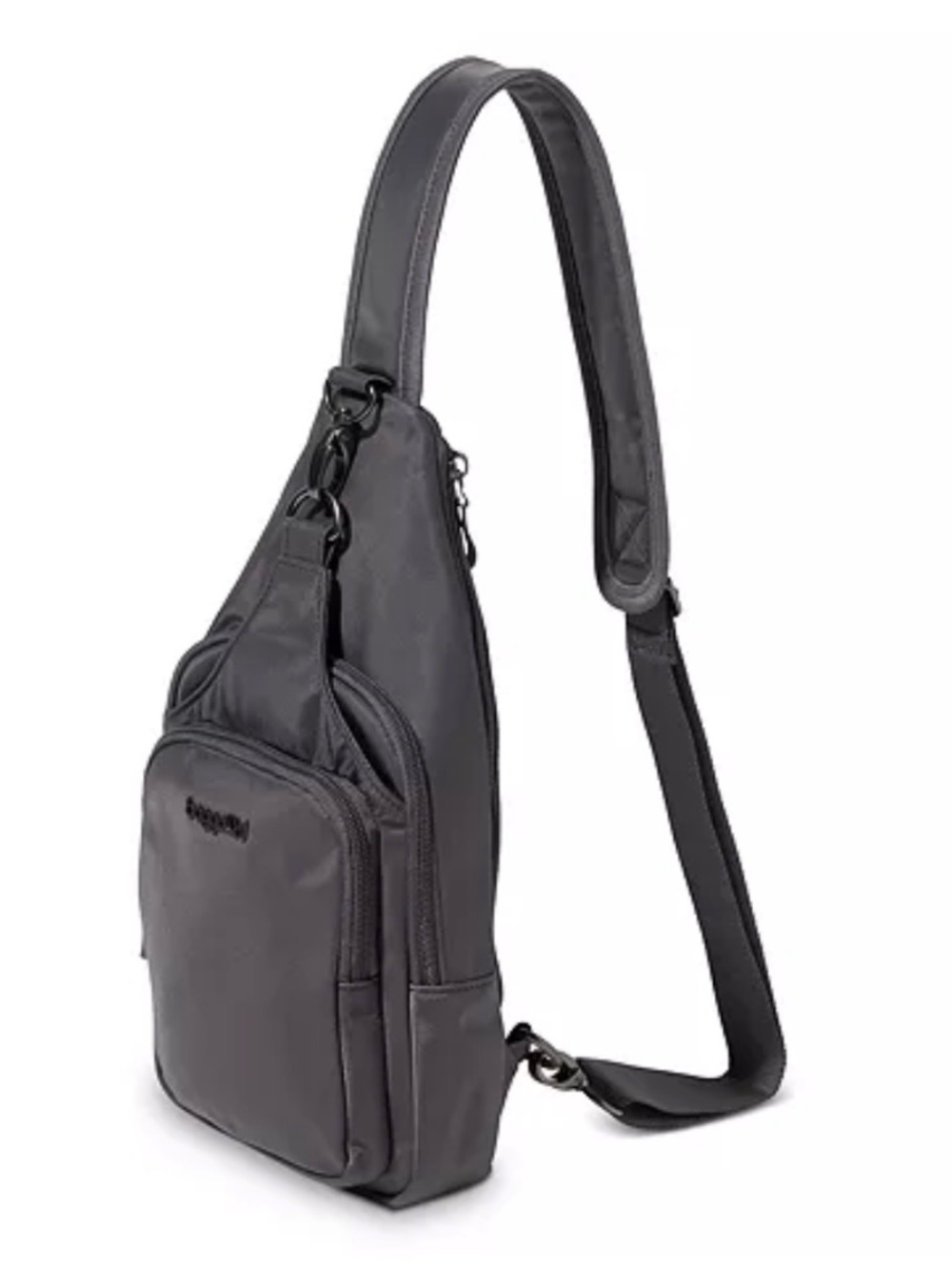 Baggallini Central Park Sling Bag — in color Smoke Twill
